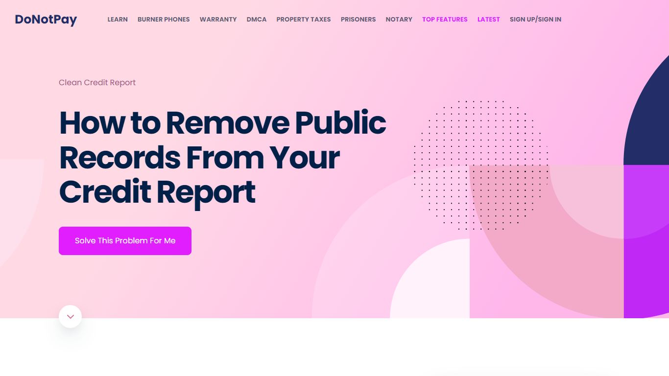 How to Remove Public Records From Credit Report [Answered] - DoNotPay